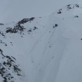 L'avalanche s'est déclarée au-dessus de la Fouly